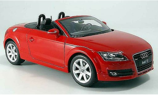 Audi TT roadster 1/18 Welly rouge sans capote miniature