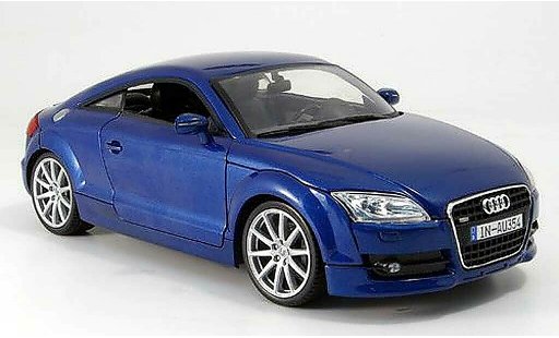 Audi TT coupe 1/18 Mondo Motors bleu miniature