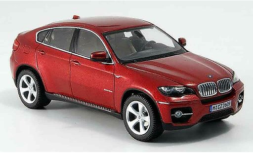 Bmw X6 xdrive 50i 1/43 Schuco E71 50 i rouge 2008 miniature