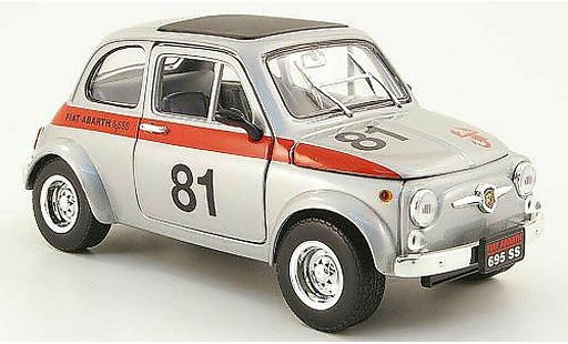 Fiat 500 Abarth 1/18 Mondo Motors 695ss grise no.81 miniature