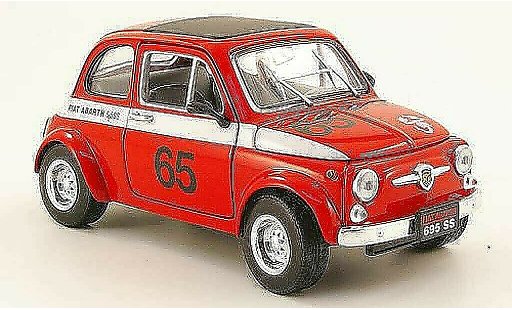 Fiat 500 Abarth 1/18 Mondo Motors 695ss rouge no.65 miniature