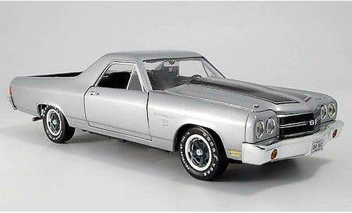 Chevrolet El Camino SS 1/18 Ertl grise 1970 miniature