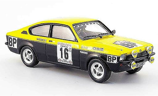 Opel Kadett GT 1/43 Trofeu e no.16 bp tour de corse 1975 miniature