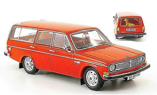Volvo 145 Base 1/43 Neo rouge orange 1971 miniature
