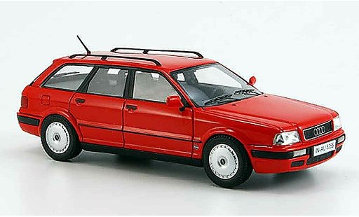 Audi 80 avant 1/43 Neo (B 4) rouge miniature