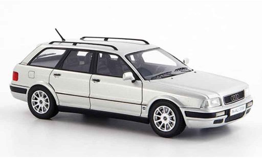 Audi 80 avant 1/43 Neo (B 4) grise metallisee miniature