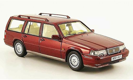 Volvo 960 Estate 1/43 Neo Break rouge 1992 miniature