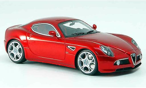 Alfa Romeo 8C competizione 1/43 Look Smart rouge ausstellung frankfurt 2007 miniature