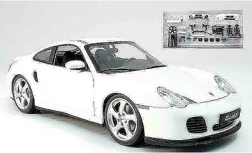 Porsche 911 Base 1/18 AutoProShop gt techart xl blanche avec tunigteilen 2004 miniature