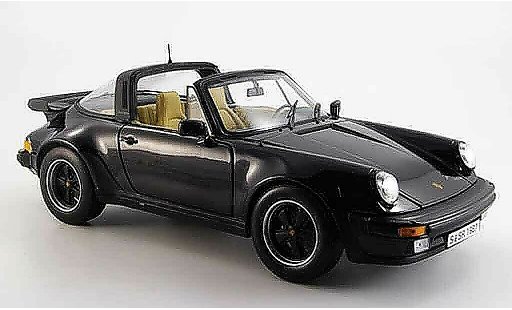 Porsche 911 Turbo 1/18 Norev 3.3 targa noire 1987 miniature