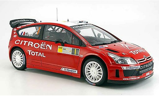 Citroen C4 WRC 1/18 Autoart loeb/ elena no.1 vainqueur brd rallye 2008 miniature