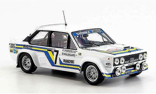 Fiat 131 Abarth 1/43 IXO No.7 Waldgegard Thoreszelius 1980 miniature
