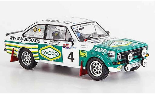 Ford Escort RS 1800 1/43 IXO No.4 Snijers Soenes vainqueur SPA 2008 miniature