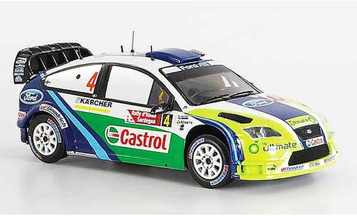 Ford Focus RS WRC 1/43 IXO No.4 BP Hirvonen Lehtinen Zweiter 2006 miniature