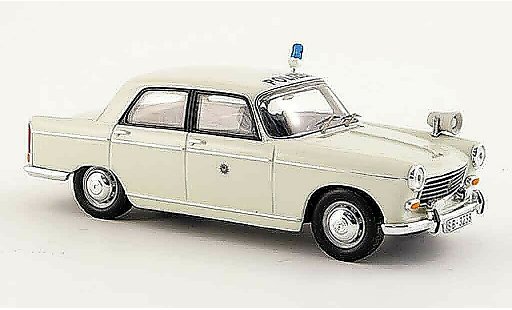 Peugeot 404 Berline 1/43 IXO police 1966 miniature