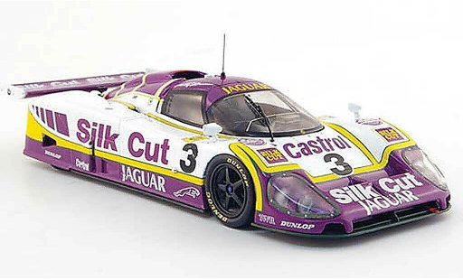 Jaguar XJ R9 1/43 IXO v12 No.3 Silk Cut 24h Le Mans 1988 miniature