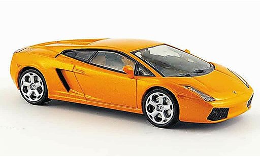 Lamborghini Gallardo Base 1/43 IXO orange 2003 miniature