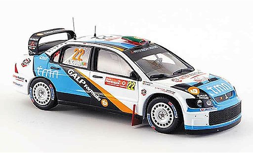 Mitsubishi Lancer Evolution IX 1/43 IXO WRC No. 22 Rallye Portugal 2007 miniature