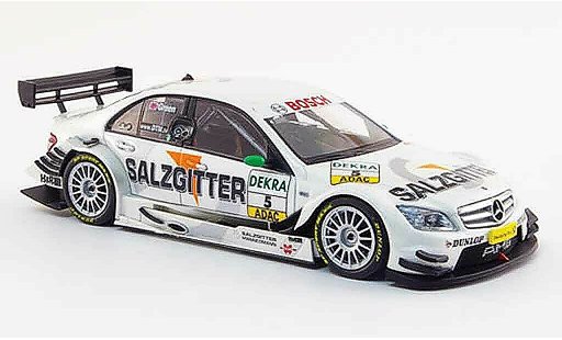 Mercedes Classe C DTM 1/43 Minichamps No.5 Salzgitter AMG Green 2008 miniature