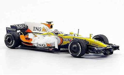 Renault F1 2008 1/43 Minichamps ing f1 team r28 car no.6 miniature