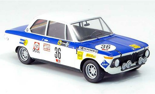 Bmw 2002 ti 1/43 Trofeu No.36 vainqueur 24 Std. Nurburgring 1970 pi&Atilde;&uml;ce/Schickentanz miniature