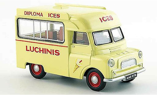 Bedford CA utilitaire 1/43 Oxford Van Luchinis Ice Cream miniature