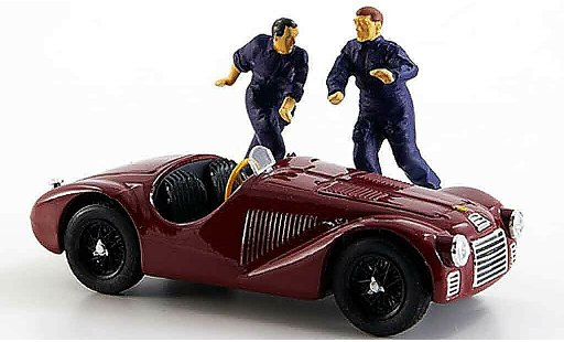 Ferrari 125 F1 1/43 Brumm zwei figuren 1947 miniature