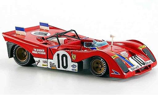 Ferrari 312 PB 1/43 Brumm no.10 peterson schenken brands hatch 1972 miniature