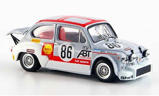 Fiat Abarth 1000 Berlina Corsa 1/43 Brumm TCR No. 86 Abt Grano 24 Stunden Spa 1970 miniature