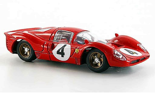 Ferrari 330 P4 1/43 Brumm no.4 1000 km monza r. lodovico 1967 miniature