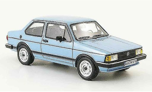 Volkswagen Jetta Base 1/43 Neo 1 zweiturer bleu miniature