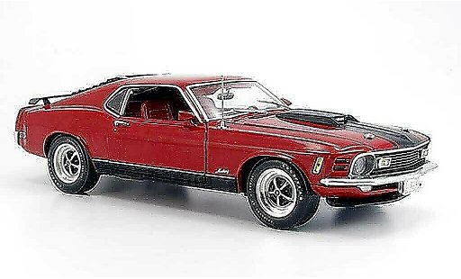 Ford Mustang Mach 1 1/18 Highway 61 rouge miniature