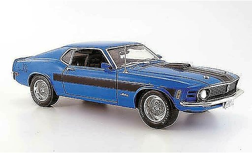 Ford Mustang Special Edition 1/18 Highway 61 sidewinder bleu/noire miniature