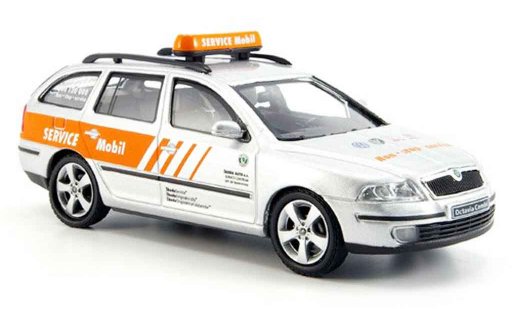 Skoda Octavia Combi 1/43 Abrex mobil service 2004 miniature