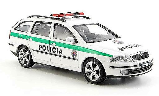 Skoda Octavia Combi 1/43 Abrex slowakische police 2004 miniature