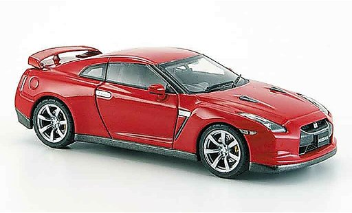Nissan Skyline R35 1/43 Ebbro GT R rouge 2007 miniature
