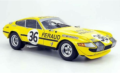 Ferrari 365 GTB/4 1/18 Kyosho no.36 feraud 24h le mans 1972 miniature