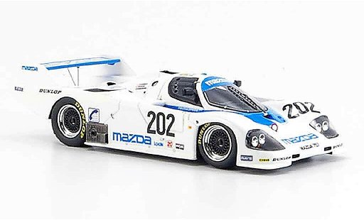 Mazda 757 Base 1/43 Spark No.202 Kennedy Galvin Dieudonne Le Mans 1987 miniature