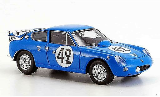Simca 1300 Abarth 1/43 Spark no.42 rouge 24h le mans 1962 miniature