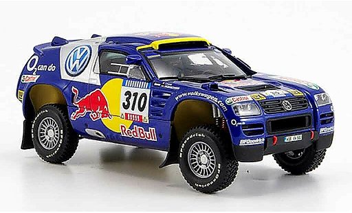 Volkswagen Touareg Dakar 1/43 Minichamps no.310 paris 2005 miniature