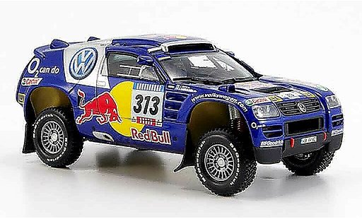 Volkswagen Touareg Dakar 1/43 Minichamps no.313 paris 2005 miniature