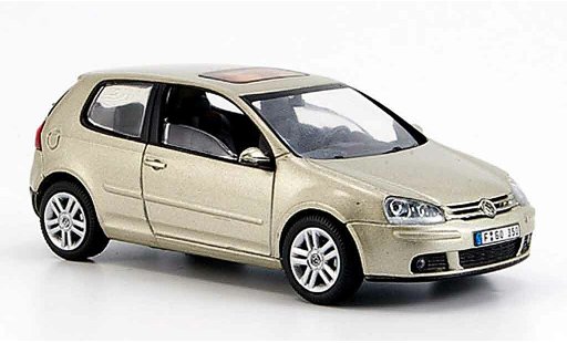 Volkswagen Golf Base 1/43 Schuco champagner miniature