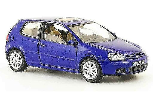 Volkswagen Golf Base 1/43 Schuco bleu 3 portes miniature