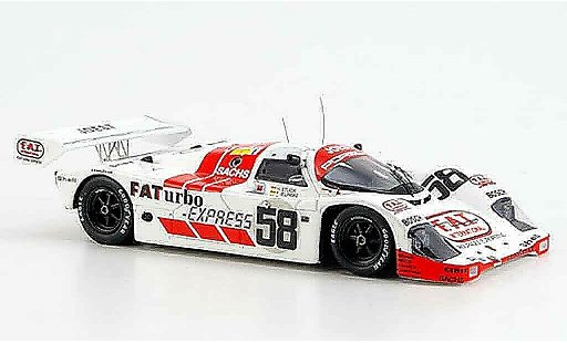 Porsche 911 1991 1/43 Spark No.58 Joest Siebter 24h Le Mans miniature