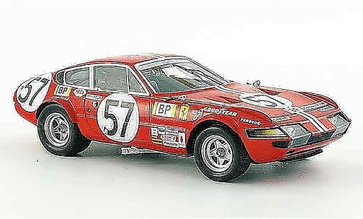 Ferrari 365 GTB/4 1/43 Red Line no.57 nart 24h le mans 1972 miniature