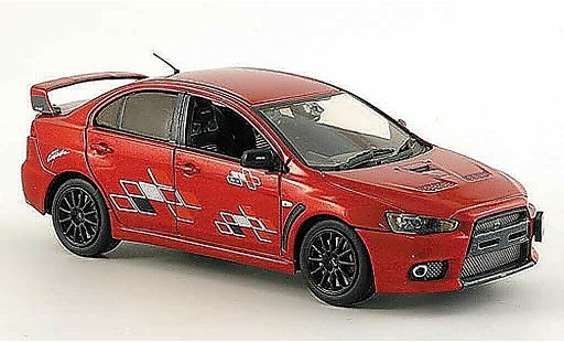 Mitsubishi Lancer Evolution X 1/43 Vitesse rouge Ralli Art 2008 miniature