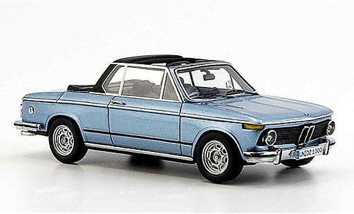 Bmw 2002 Cabriolet Baur 1/43 Neo Tii E 10 Cabriobleu 1974 miniature