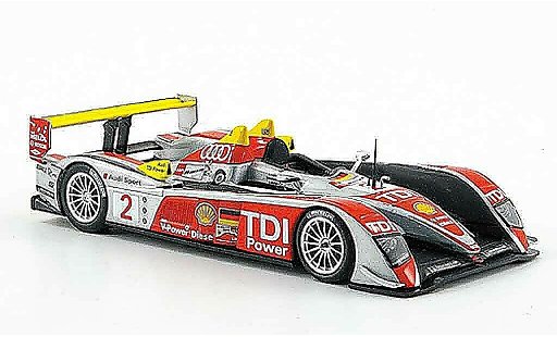 Audi R10 course 1/43 Minichamps 2008 No.2 Sport vainqueur 24h Le Mans miniature