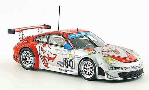 Porsche 911 GT3 RSR 1/43 Minichamps 2008 Flying Lizard Le Mans miniature