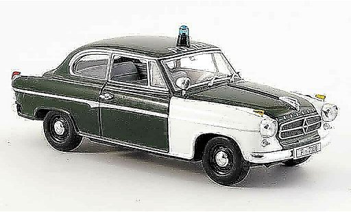 Borgward Isabella police 1/43 Minichamps Frankfurt 2turer 1959 miniature